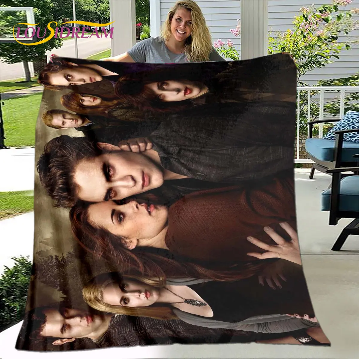 The Twilight Saga HD Printed Soft Plush Blanket,Flannel Blanket Throw Blanket for Living Room Bedroom Bed Sofa Picnic Kids Cover