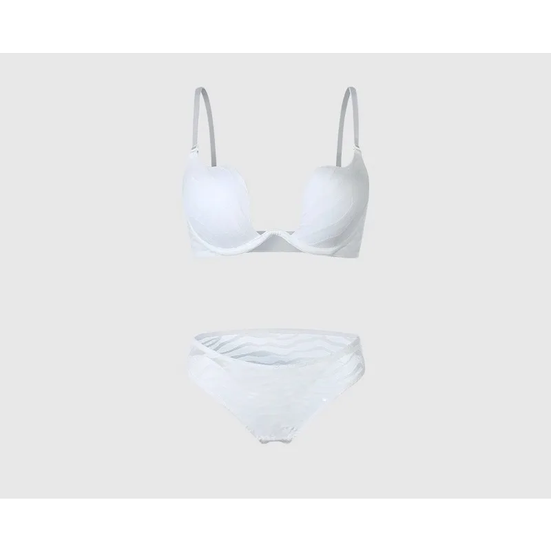 حمالة صدر فرنسية برقبة على شكل حرف U من البائع الكندي، حمالة صدر مريحة بدون خياطة للصدر الكبير، قابلة للتنفس، دعم لجميع المواسم ومجموعة ملابس التخسيس MOYISU #2