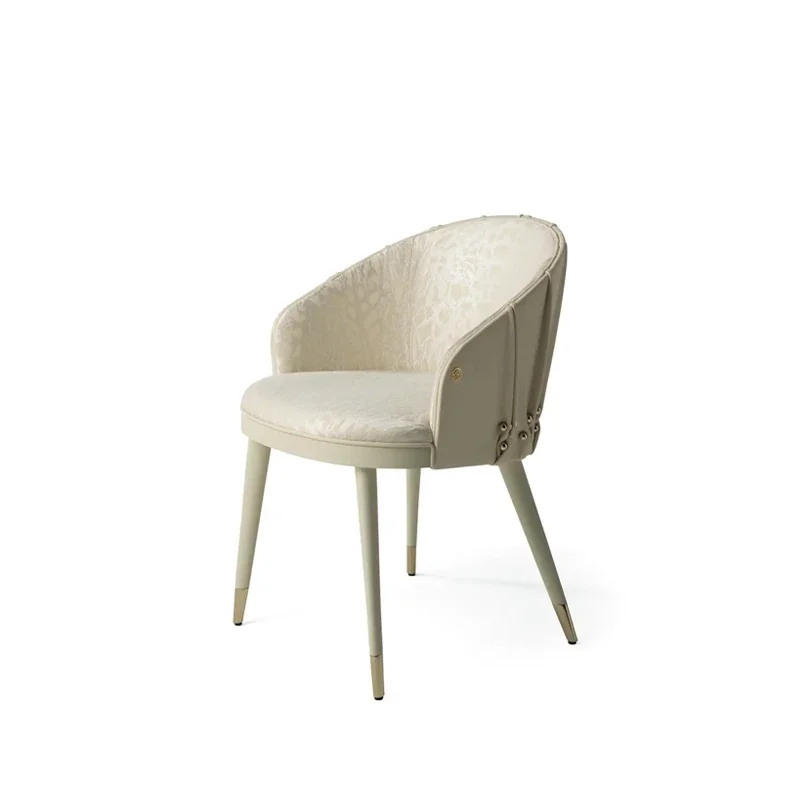 

z Italian Light Luxury Modern High-end Villa Restaurant Design Style Backrest Dining Chair