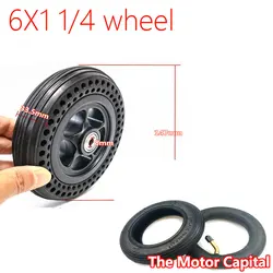 6 inch 6x1 1/4 tire solid / Inflation wheel for small surf electric scooter 150mm tyre inner tube fits Motorcycle A-Folding Bike