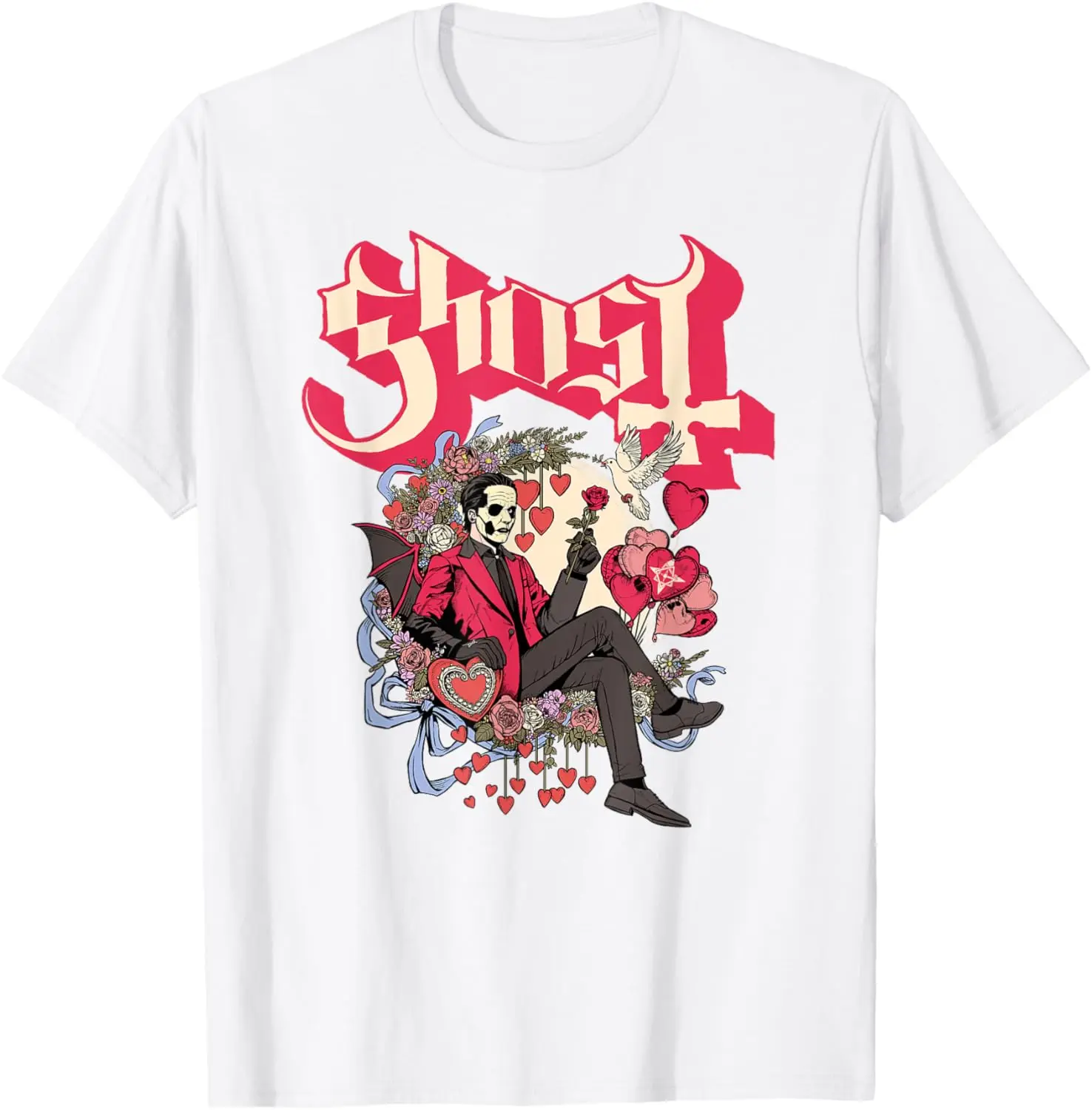 Ghost - Papa Cupid Valentine's Day T-Shirt