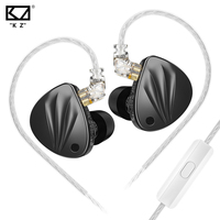 KZ Krila 10mm HiFi Earphone 1DD 1BA Wired Headphone High-end In Ear Earphones Noise Cancelling Memory Foam Eartips TWS Headset