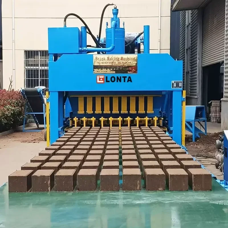LONTA LT7-10 Fully Automatic Hydraulic Interlock Hollow Road Paver Mould Mud Earth Soil Clay Brick Block Making Machine