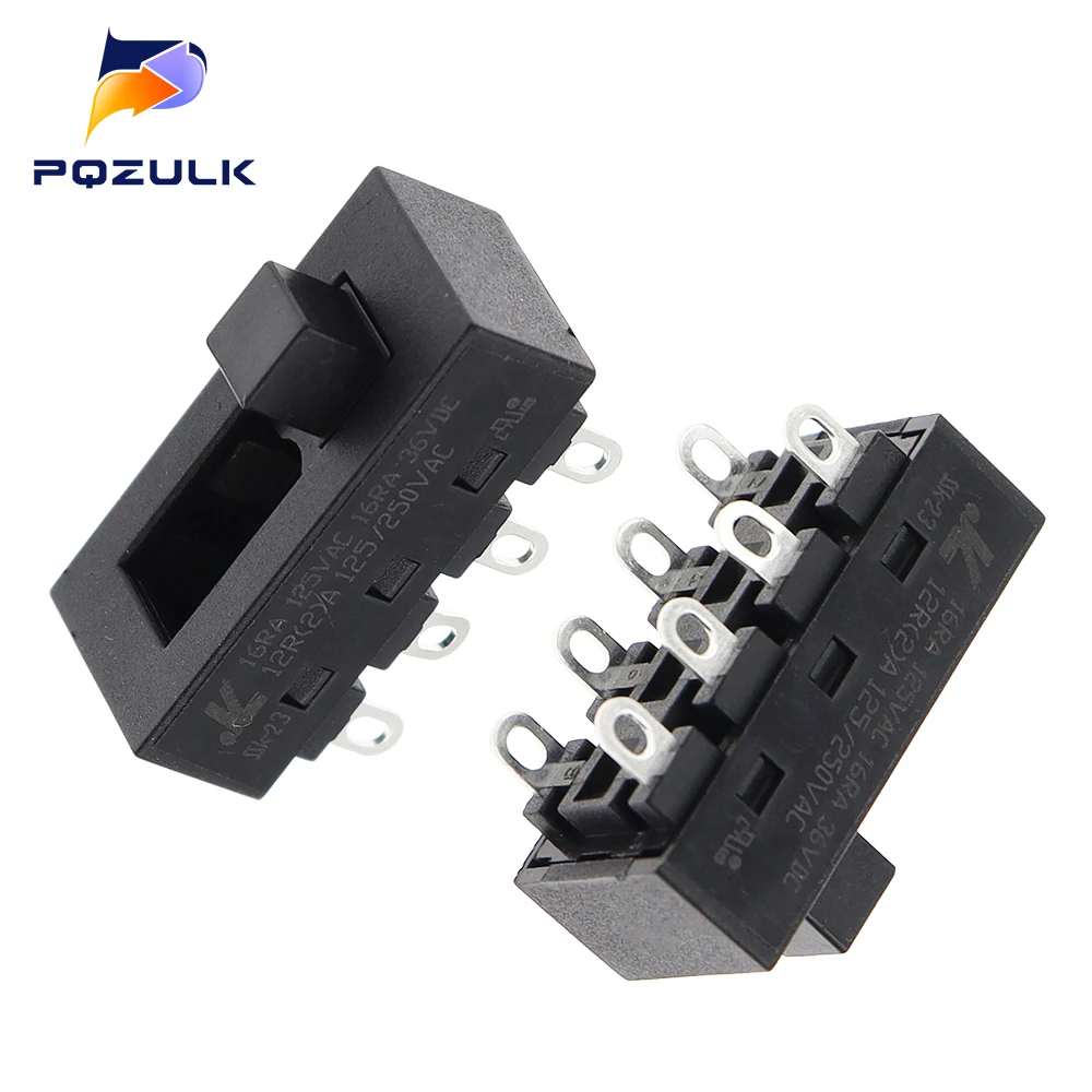 2PCS 12A 250V 3 Position 8 Pin Toggle Slide DIP Switch LQ-103H Hair Dryer Hot Cold Wind for JJ-15 Philips Flyco FH6218/20/21/31