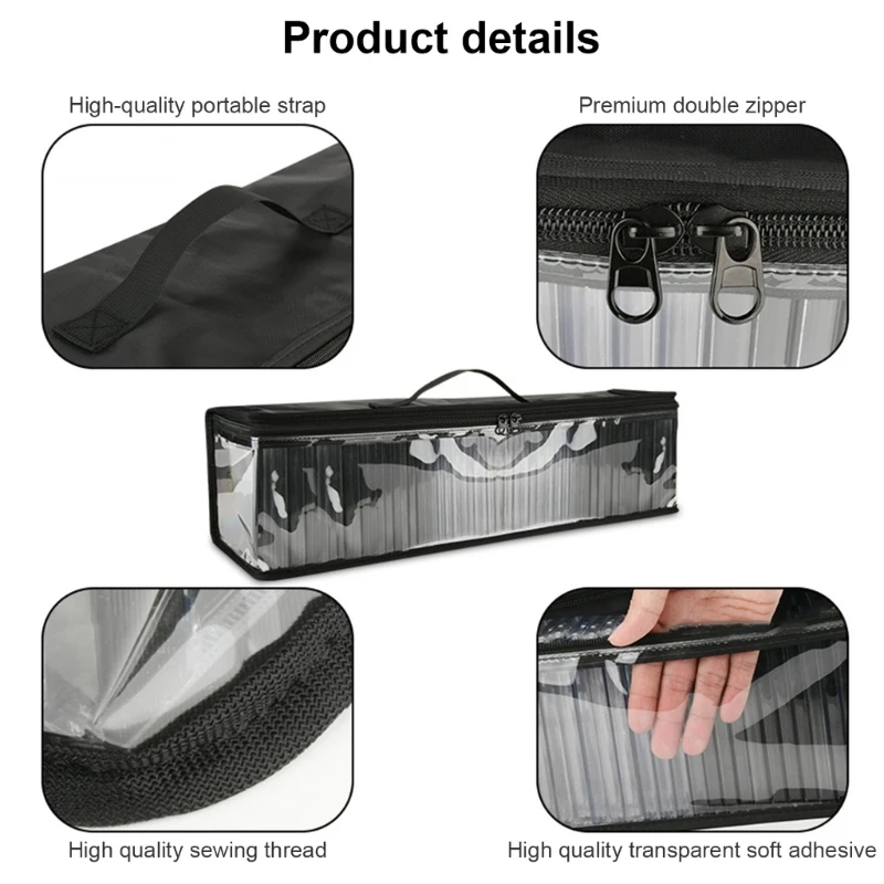 กระเป๋าเก็บแผ่นดิสก์เคสพกพาทนทานทนทานต่อการเล่นเกมเคสโทรศัพท์กันกระแทก TPU มีซิปป้องกันความชื้นในเพลง