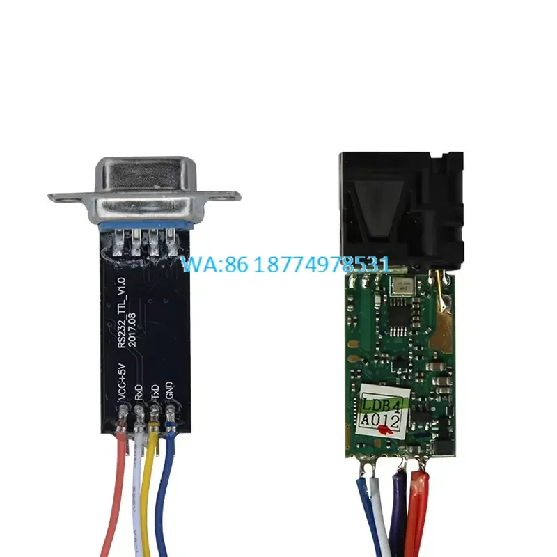 Wmwmnu 10m High Precision 620~690nm RS232 TTL Distance Sensor Module