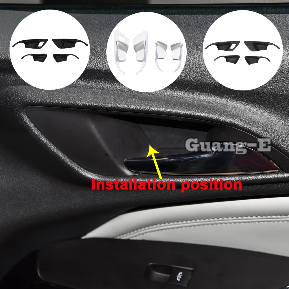 

Для Chevrolet Trax Seeker 2022 2023 2024+ Накладка на внутреннюю ручку двери, декоративная рамка, аксессуары для интерьера подлокотника