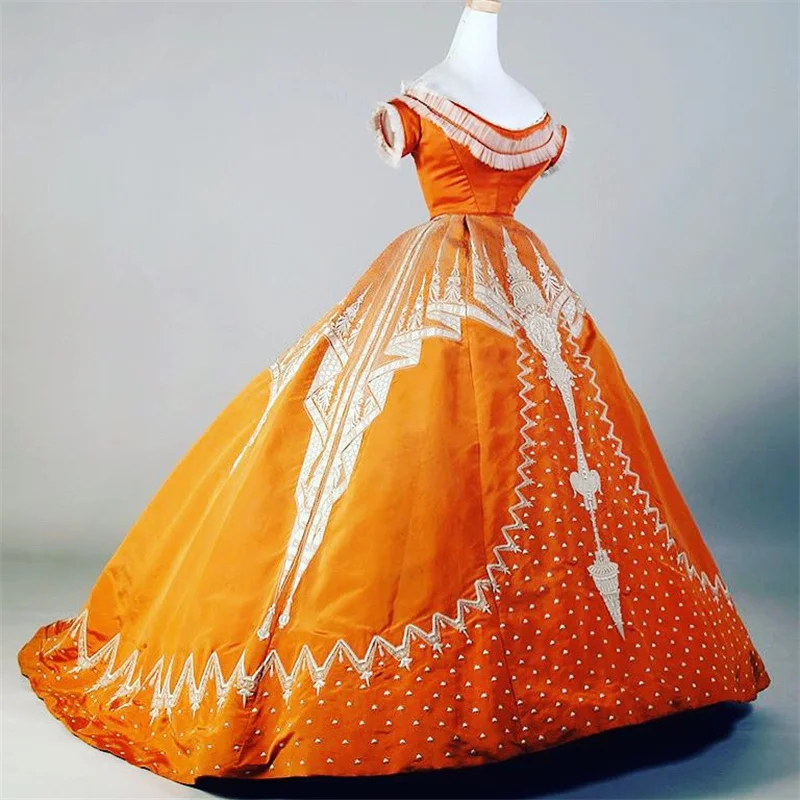 

1860s Civil War Southern Belle Bustle Dress Historical Victorian Duchess Theatre Reenactment Ball Gown