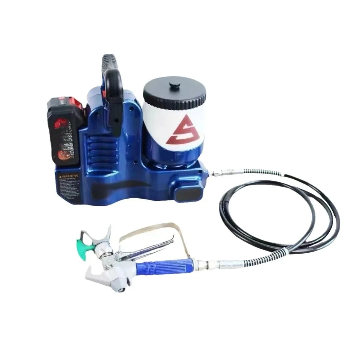 لآلة الرش بدون هواء خفيفة الوزن وعالية الضغط متعددة الوظائف لطلاء اللاتكس بطارية ليثيوم 21 فولت