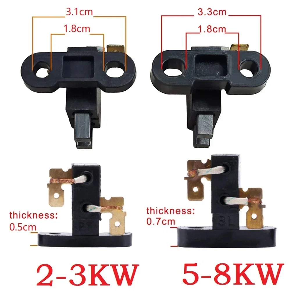 2 шт. держатель угольной щетки 168F 188F замена для 2KW-3KW 5KW-8KW бензиновый генератор угольные щетки аксессуары для электроинструментов