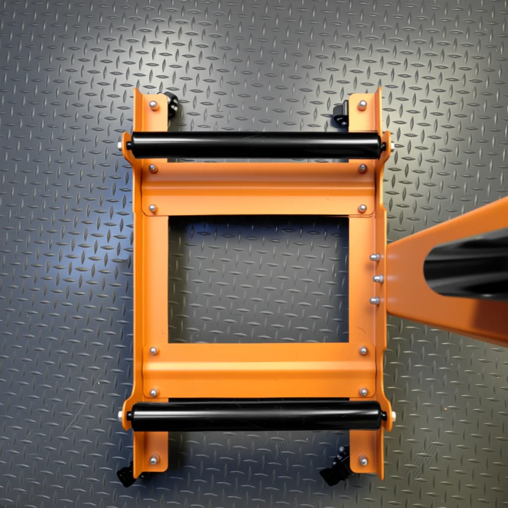 Tire Cleaning Rack Automobile Wheel Cleaning and Placement Rack，Rim Cleaning and Placement Rack，The Roller Rotates and Rolls