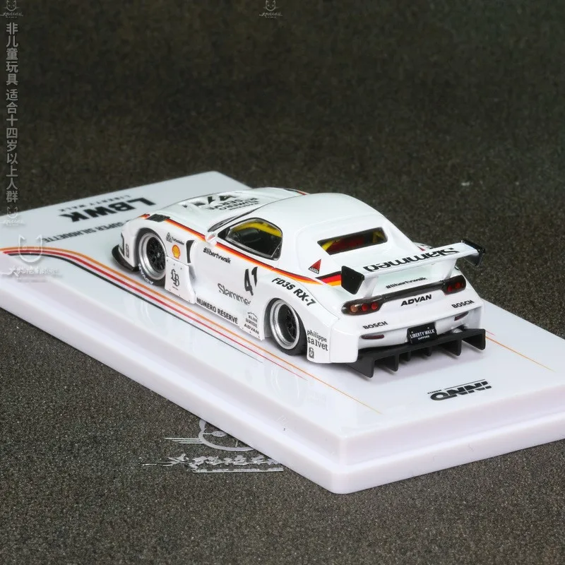 INNO Diecast 1/64 Scale MAZDA RX7 FD3S LB-SUPER SILHOUETTE Alloy Car Model Toys for Boys Gift