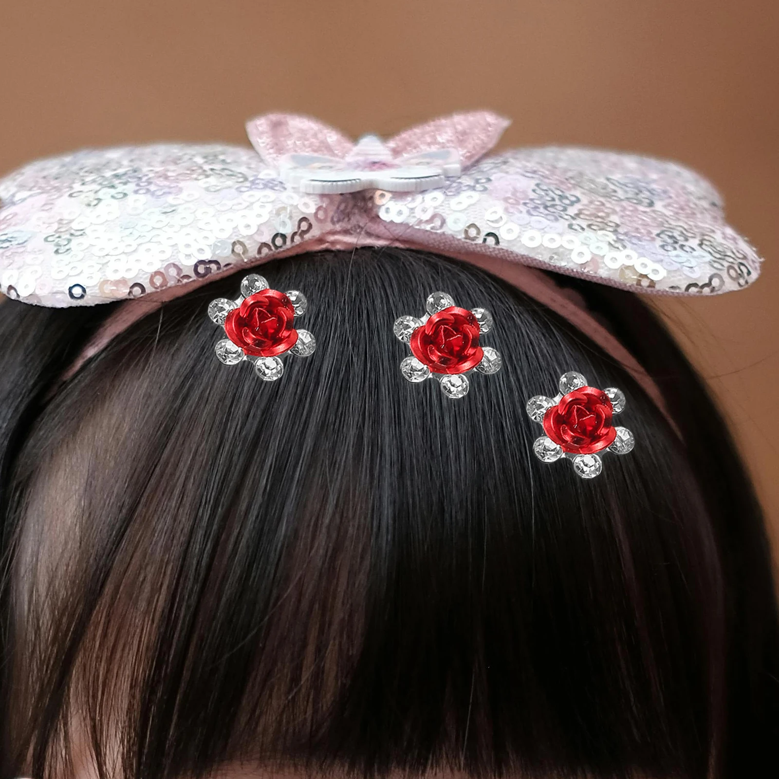 

20Pcs Little Girl Hair Clips Kids Hair Accessories Mini Barrettes for Toddlers Sparkling Design Secure Fastening for Daily