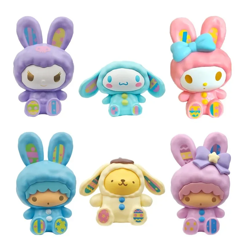 Figurka Sanrio z serii Kulomie Melody Tutu, figurka niespodzianka, lalka z kreskówki, ozdoba, lalka do automatów, jajko niespodzianka.