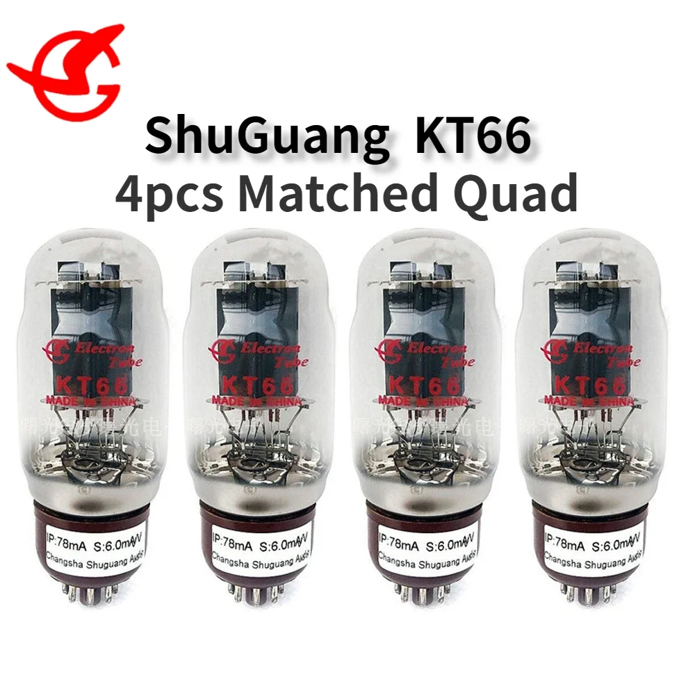 ShuGuang Vacuum Tube KT66 Electronic Tube Replaces 6P3P 6L6 350C Factory Tested and Precisely Matched Bluetooth Amplifier