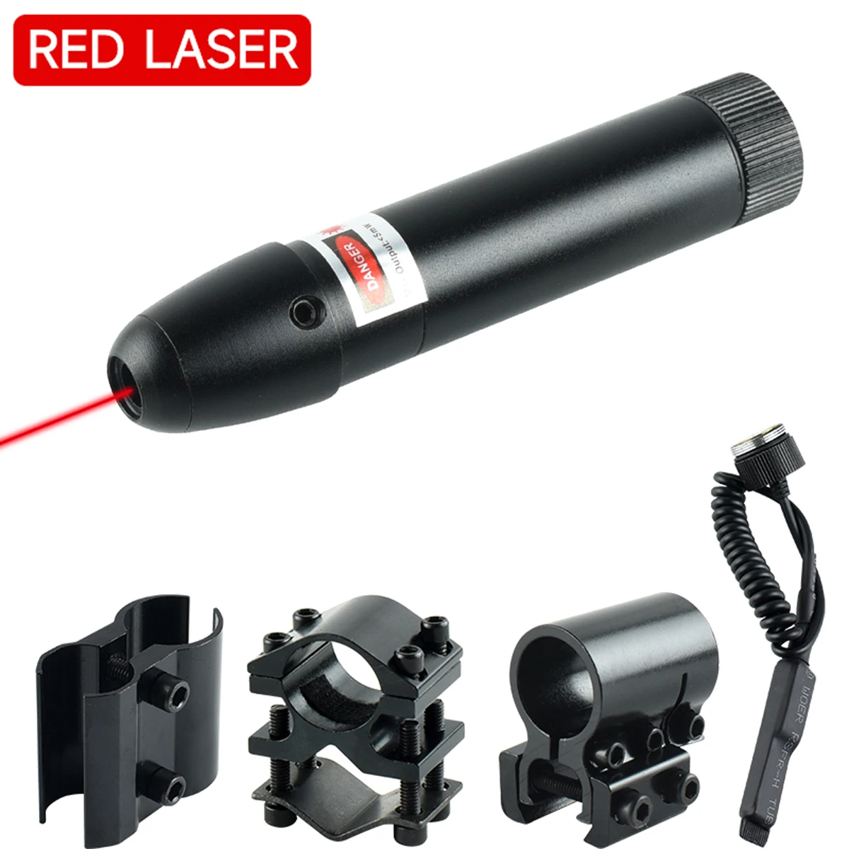 Taktisches Metall-Red-Green-Dot-Laserzielgerät, einstellbarer Jagd-Kalibrator für Picatinny-Schiene, 20-mm-Montage – Detail 13