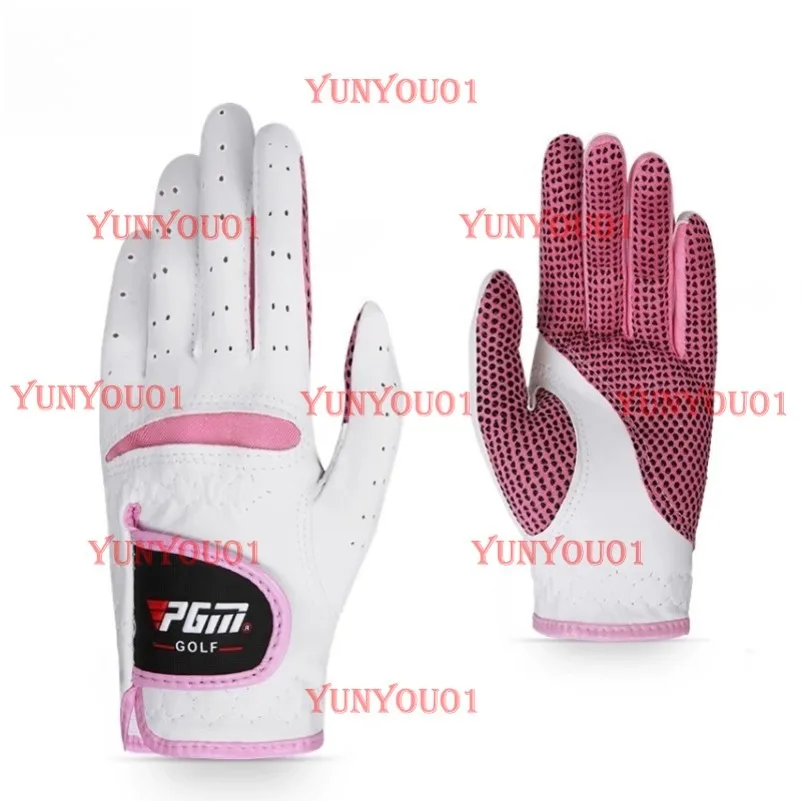 

PGM Golf Sheepskin Женские клубы Нескользящие кожаные перчатки Осенне-зимняя одежда, оба руки