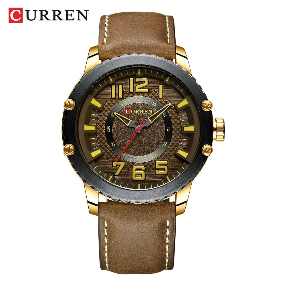 Curren Top Luxury Brand New 8341 Men's Watch Waterproof Quartz Belt Men's Watch Business Simple Men's Watch