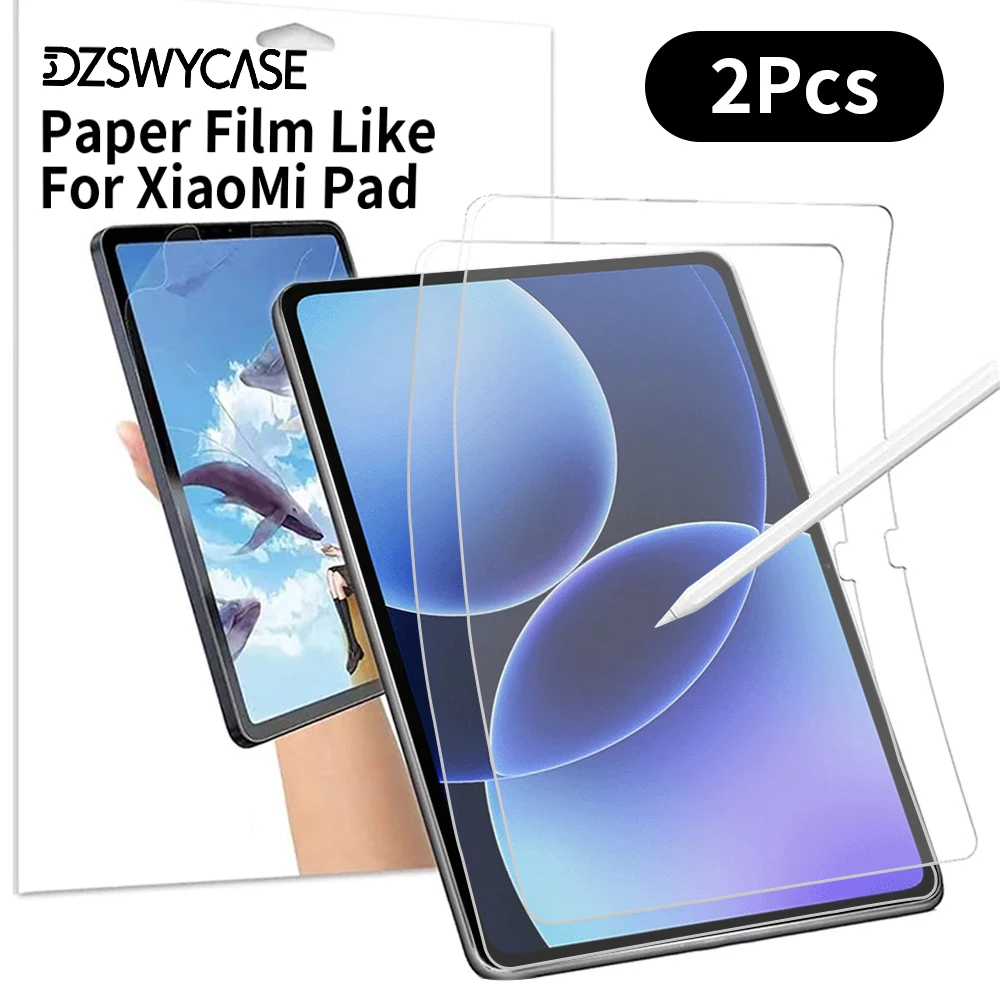 2Pcs Paper Feel Like Screen Protector For Xiaomi Pad 8/7 Pro 11.2