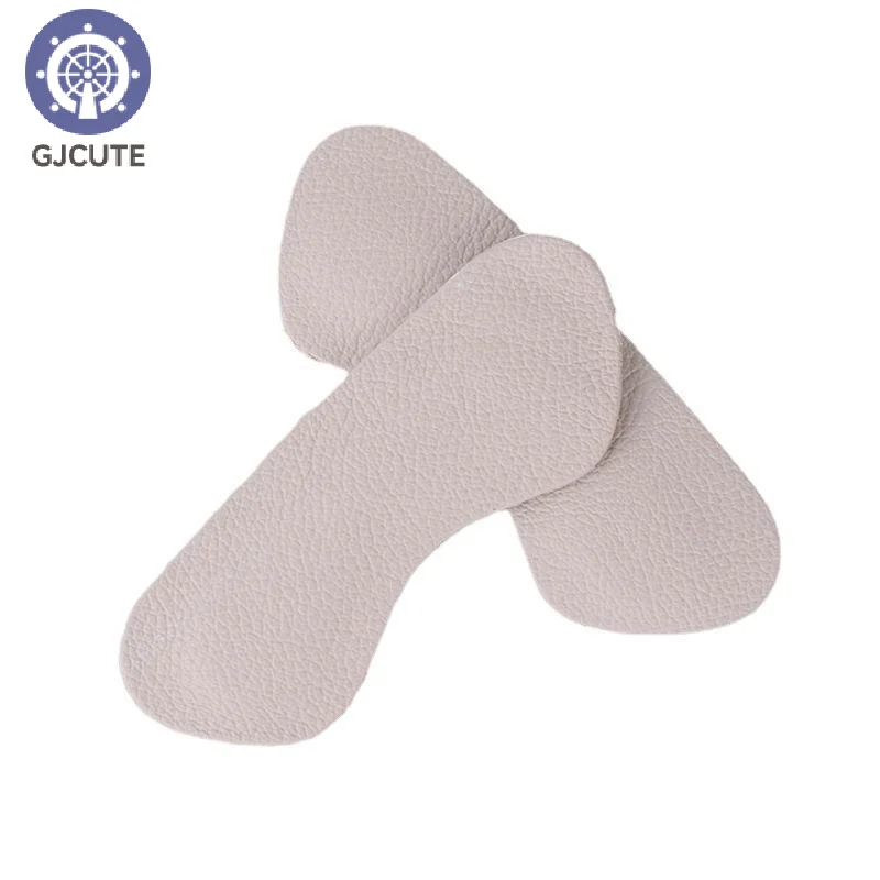 Cowhide Heel Protectors Stickers Sneakers Heels Feet Pads Genuine Leather Non Slip Shoe Pads Foot Pain Relievers Shoes Inserts