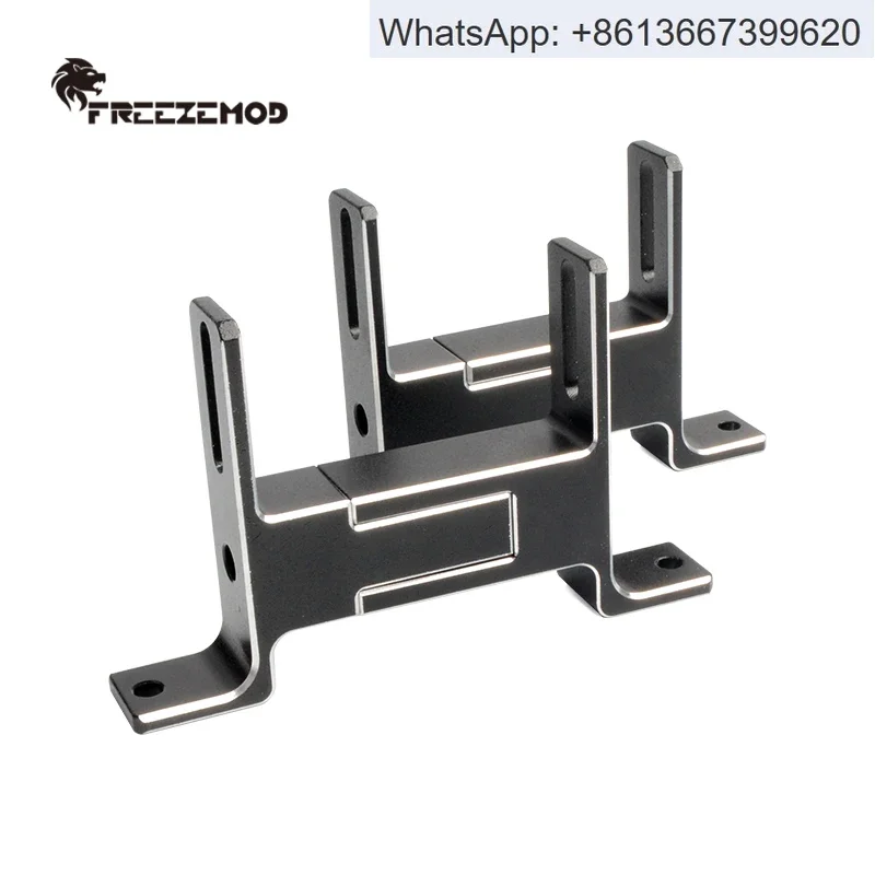 Water cooling radiator bracket all-aluminum alloy desktop mounting bracket PJ-LSZJ universal CNC processing