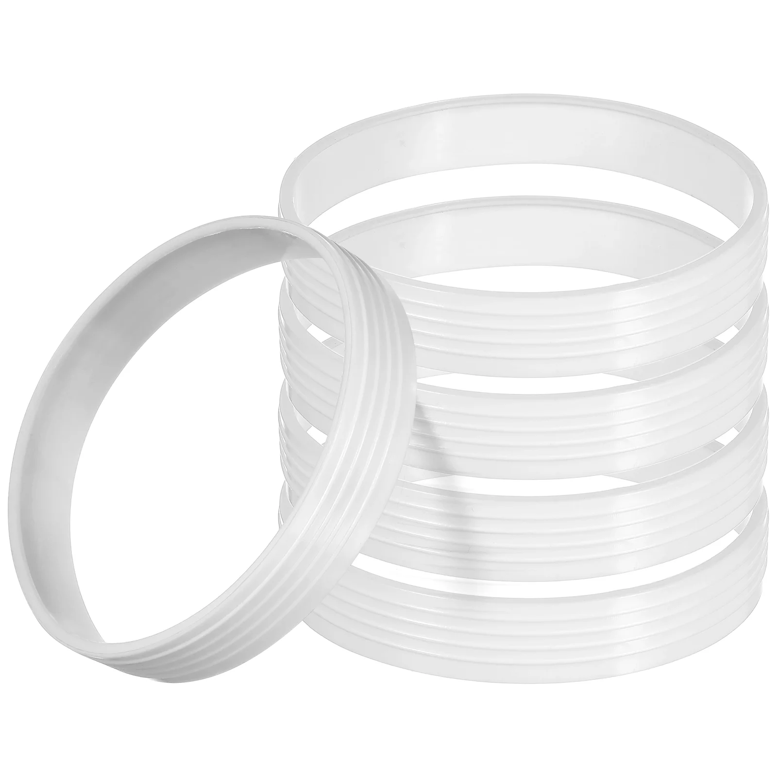 5pcs Hole Cup Rings Simple Round Practical Protective Hole Cup Rings for Outdoor (White) Hole Rings Ring Hole