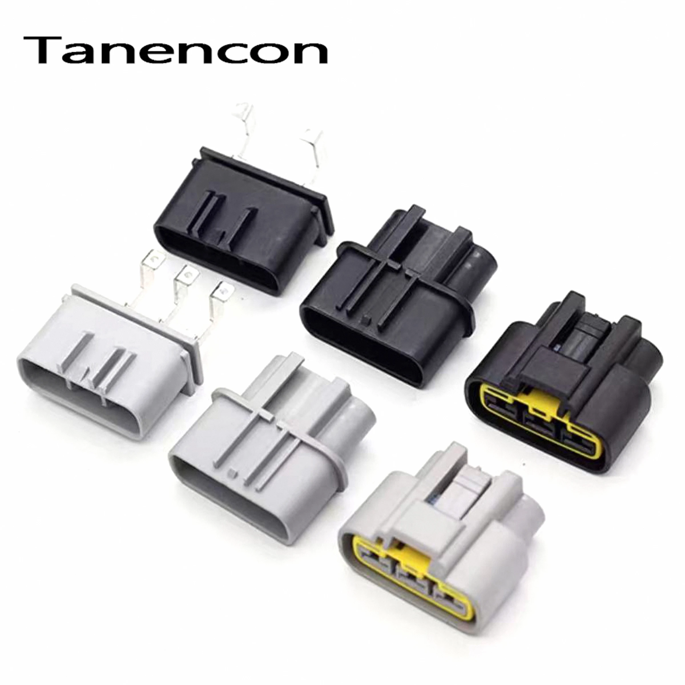 1/5 Set 6.3 Series Car 3 Pin Connector Connector QLW-A-3F-GR Car High-power Fan Plug QLW-A-B3F-GR Car Modification Plug