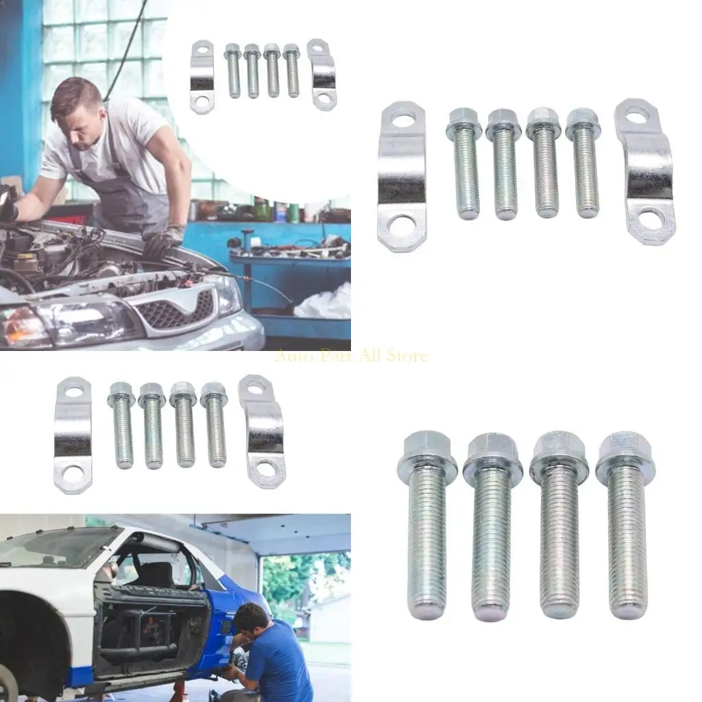 

J0MA U Joint Strap Plates Bolts for 1964-1981 Replacement U-Joint Strap and Bolts