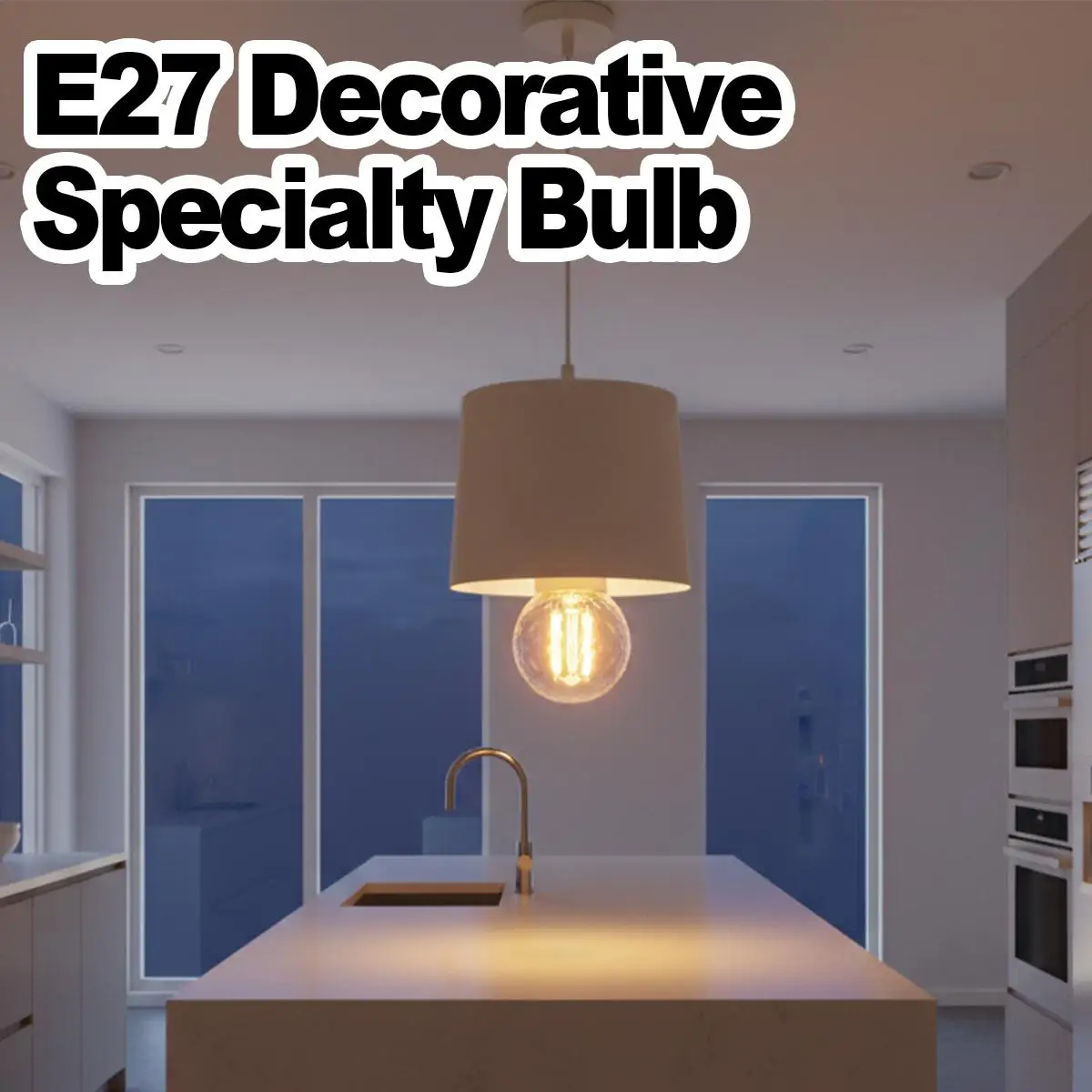 

E27 220v 1w G40 Led Filament Light Bulbs Bulb Dimmable Globe Lights Vintage Edison Screw 2200k Replacement For String Decorative