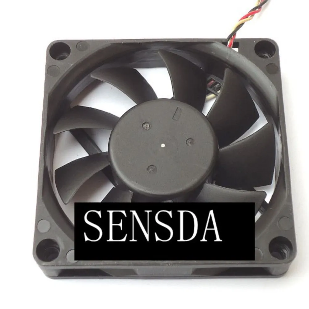 orginal For AVC DS07015R12M 3 Wires Temperature Control CPU Cooling Fan DC 12V 0.4A 7015 70*70*15mm 7cm