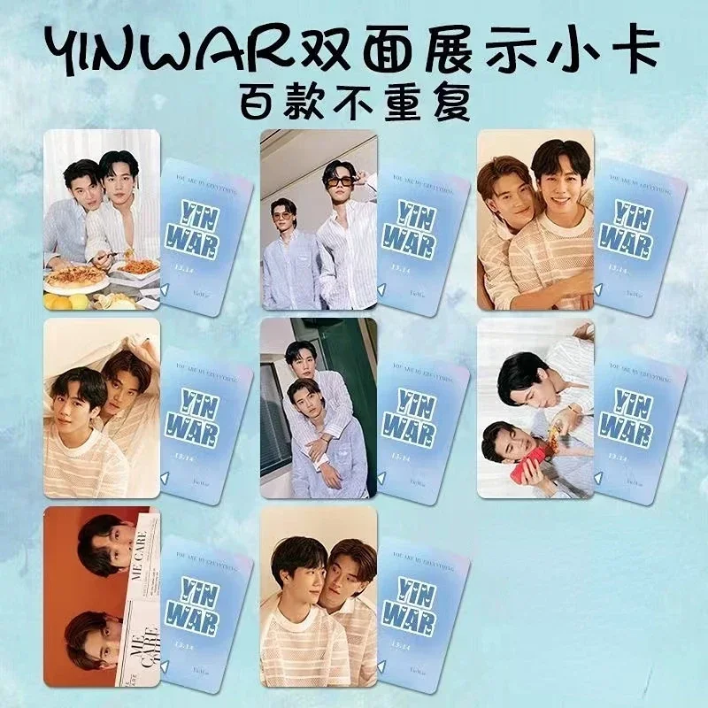 

8PC/SET No Repeat Yinwar Huang Lixian Liu Wowo Poster Thai TV Jack and Joker Love Mechanics Photo Double-sided Printed Cards
