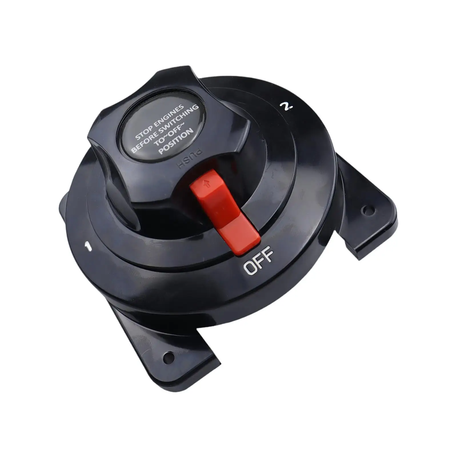 Rotary Battery Disconnect Switch Panel 12v Boat Power Distribution Component for Marine Automotive Truck