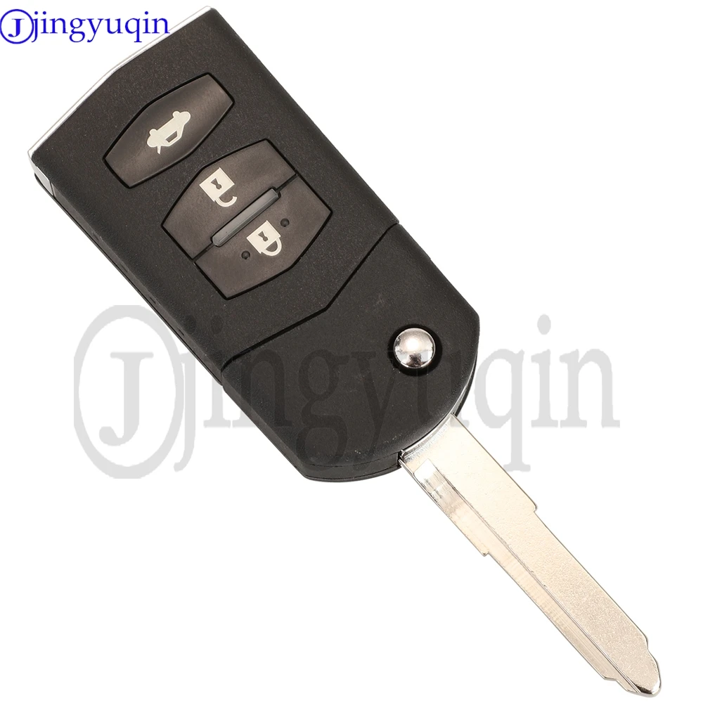 jingyuqin Model NO. 41703 433MHZ ID63 Chip 3BT Upgraded Flip Remote Car Key For Mazda MX5 MK2.5 2000-2005 323 Aoto Fob Control