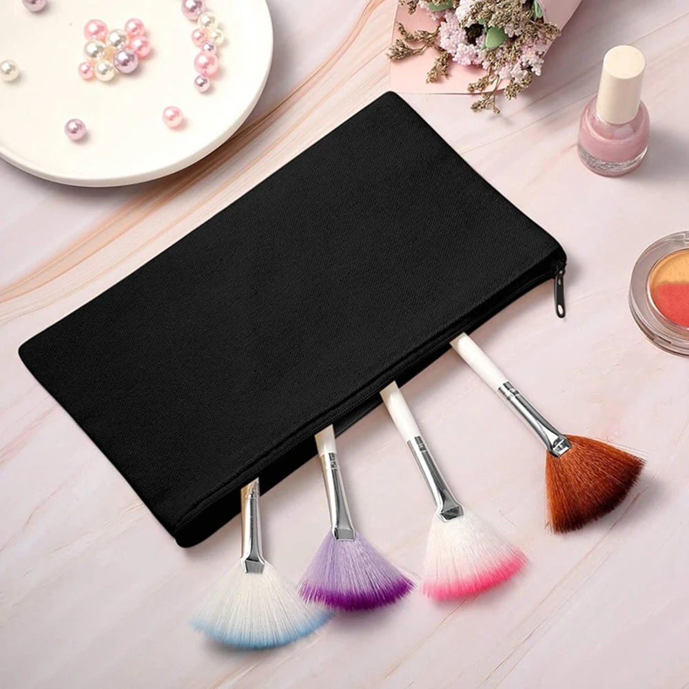 4pcs The Heart Aztec Star Umbrella Watermelon ROSA Mexican Loteria Bingo Card Art Canvas Cosmetic Makeup Toilet Bag Case Pouch view 5
