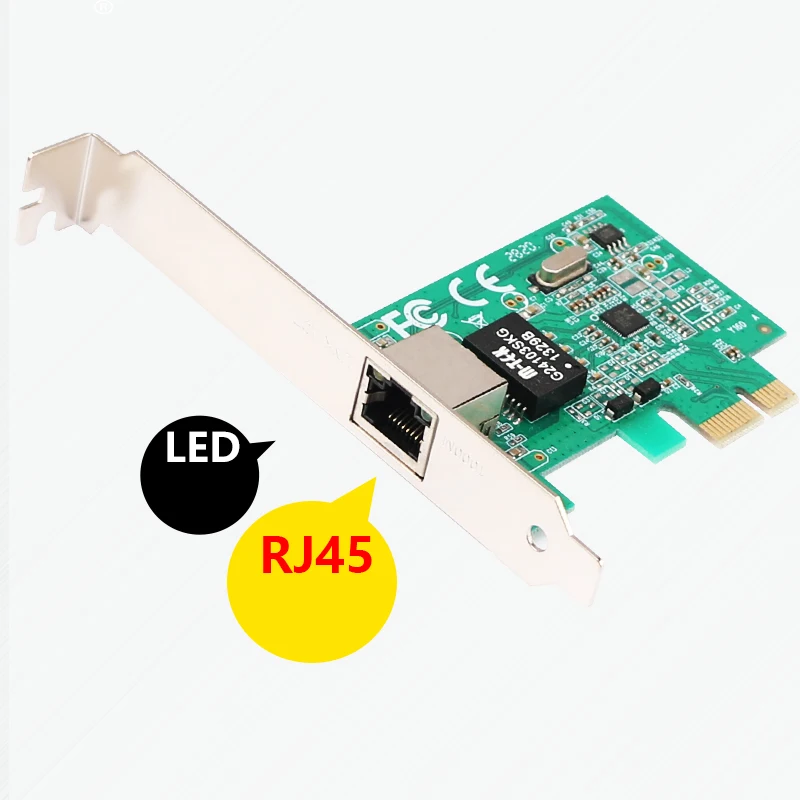 1000Mbps لـ Realtek RTL8111E PCIe جيجابت إيثرنت بطاقة منفذ واحد RJ45 محول الشبكة لخوادم الكمبيوتر المكتبي Synology NAS