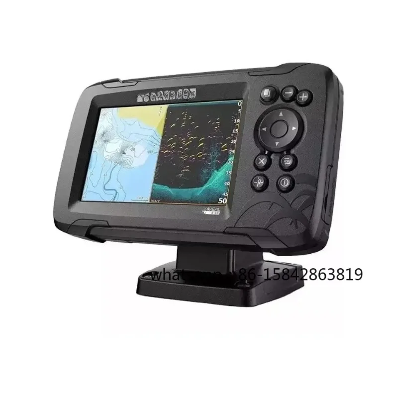 2025 New Lowrance Hook Reveal 5 Inch Fish Finder, SplitShot Transducer, C-MAP Preloaded Maps, GPS Sonar with FishReveal, CHIRP D