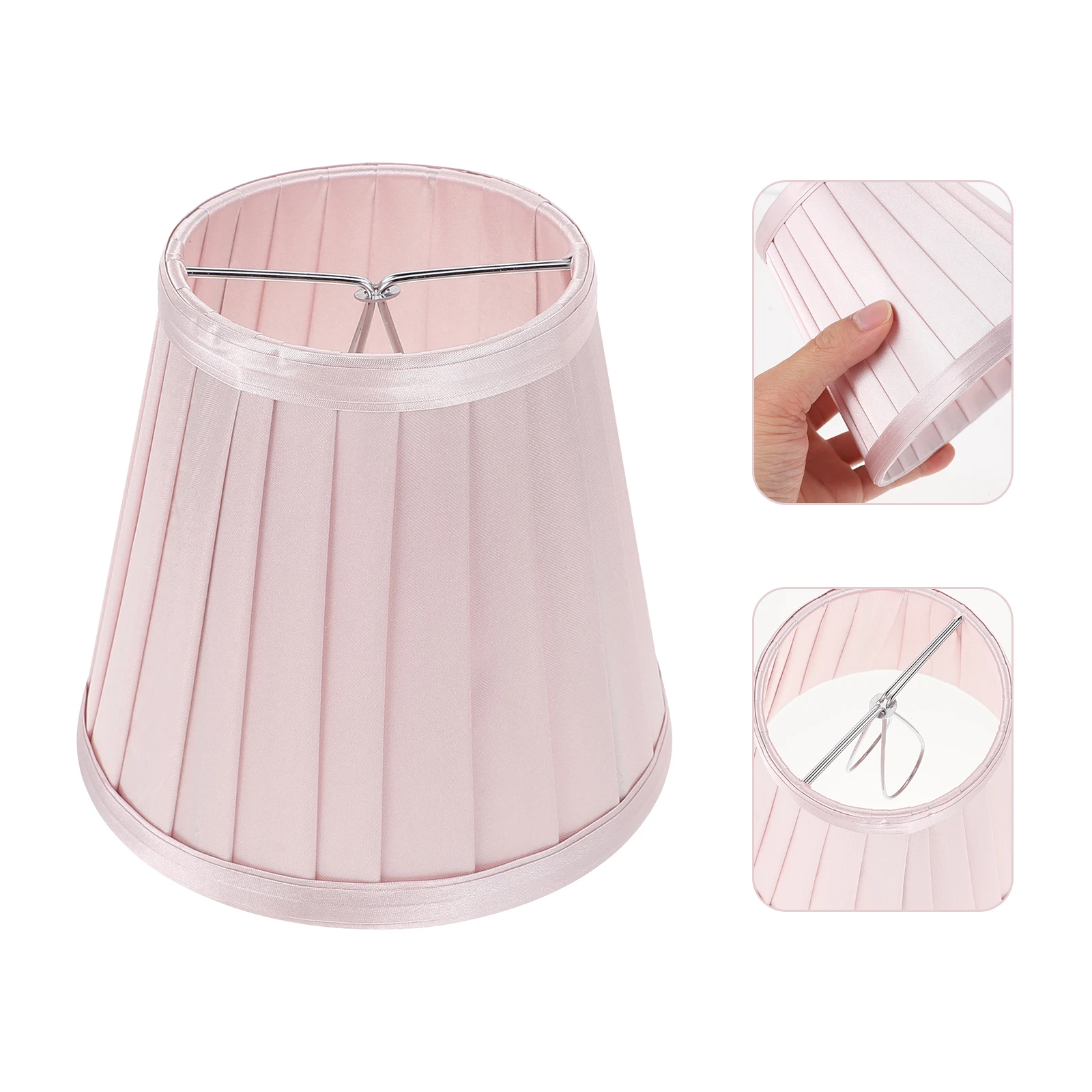 

1pc Exquisite Cloth Lampshade Durable Sturdy Simple Home Light Cover For Bedroom Table Lamp Decor Housewarming Gift Practical