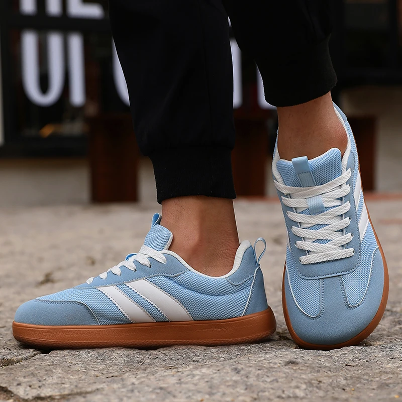 Atmungsaktive Zero-Drop-Wanderschuhe für Herren, modische Freizeitsneaker, rutschfeste Laufschuhe, Trainingsschuhe für die Schule, Unisex – Detail 10