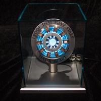 Avenger Iron Man Mk1 Arc Reactor Tony Stark Heart Of Mark Figure Led Light Model Superhero Cosplay 1:1 Toys Chest Lamp Kids Gift