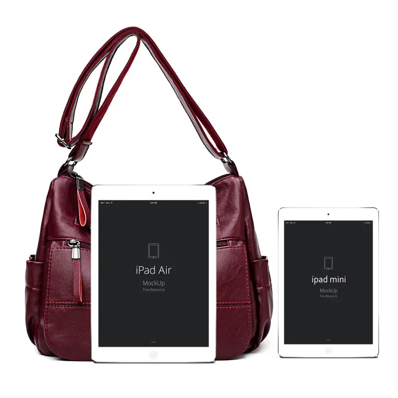 Echte Marke Leder Schulter Messenger Luxus Handtaschen Frauen Taschen Designer Sac Hohe Qualität Umhängetaschen Für Frauen Feminina