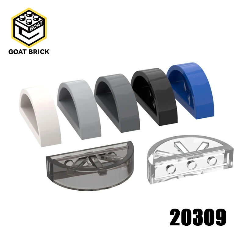 

10 шт. детали MOC 20309, окно 1 x 4 x 1 2/3 со спицами, закругленным верхом, совместимые кирпичи, сделай сам, строительные блоки, частицы, детская игрушка в подарок