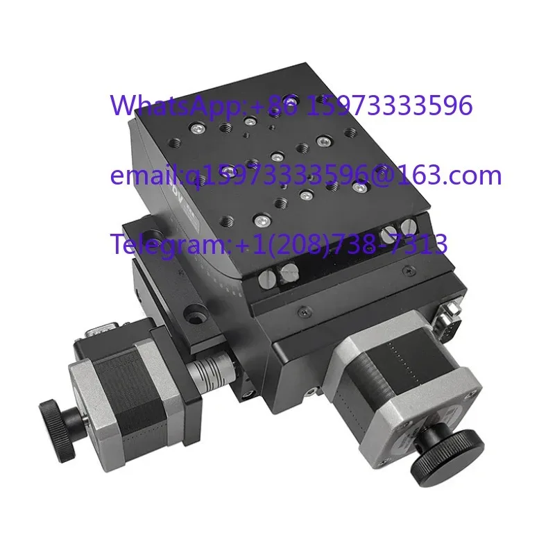 Electric Two Dimensional Combination Table and High Precision Rotary Displacement Stage for Inspection and Positioning