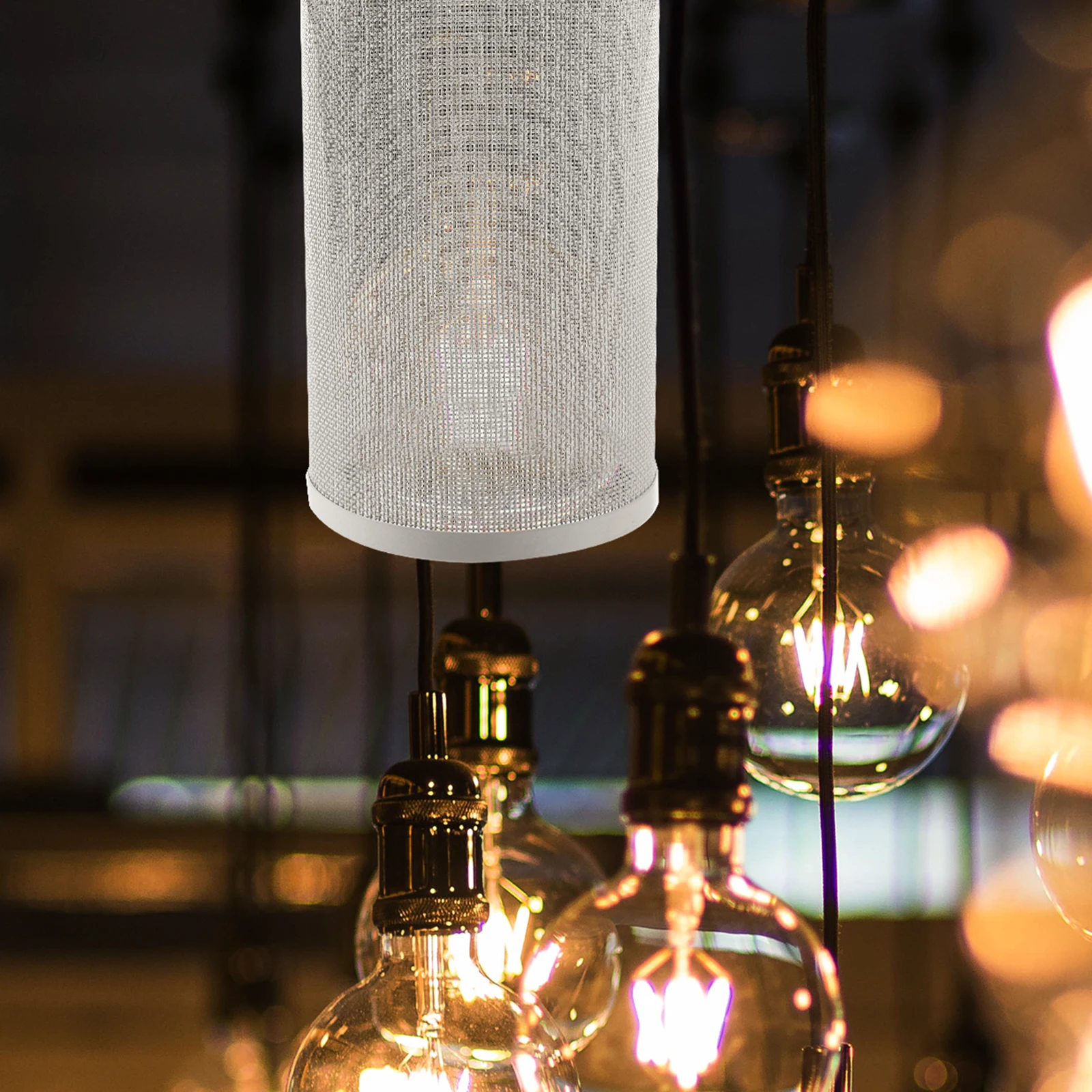 

Iron Lamp Shade Vintage Hollow Out Design Unique Replacement For Table Floor Lamp Soft Lighting Decor Mesh Holder