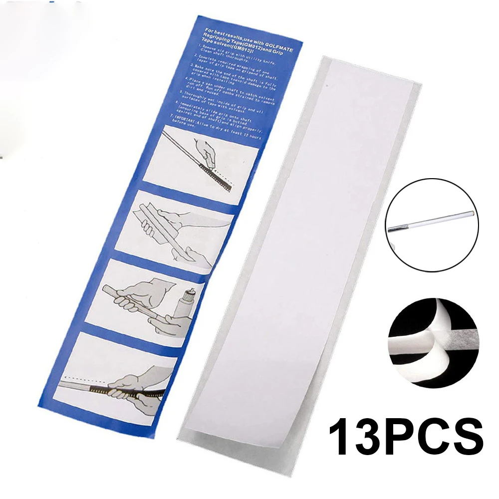 

13 PcsGolf Club GripTape DoubleSided Adhesive for Improved Control and NonSlip Performance