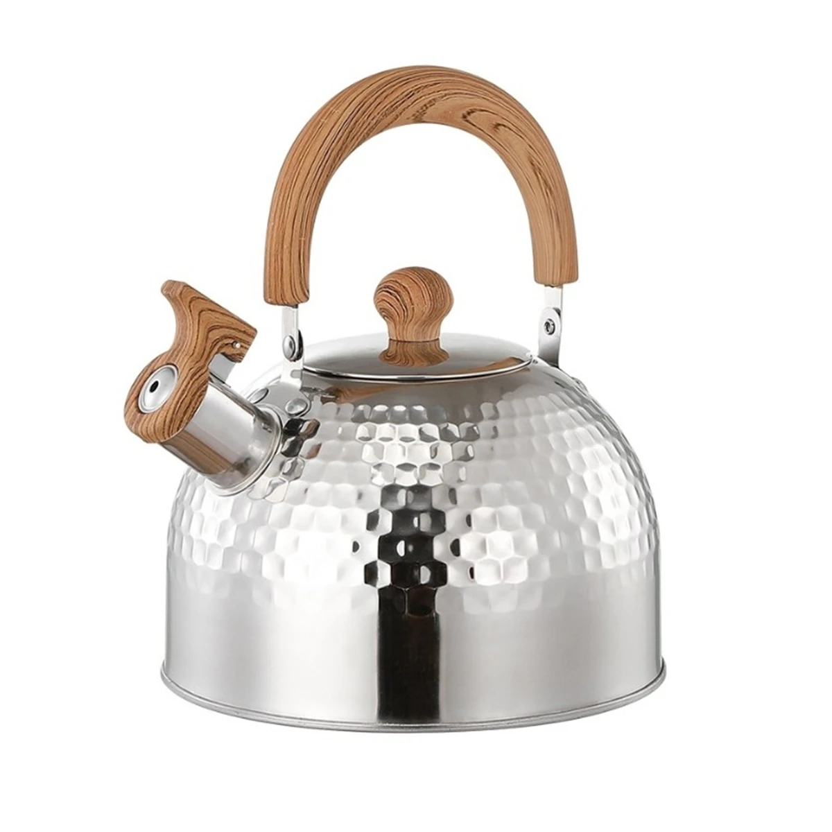 

Stainless Steel Camping Kettle Whistling Tea Pot for Stovetop Use 2L 3L 4L with Comfortable Handle and Safety Features