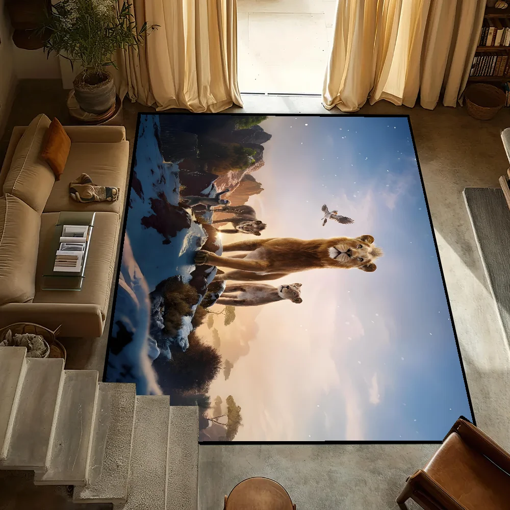 

M-Mufasa The Lion King Movie small Bedside Kitchen Bath Living Home House Bedroom Floor Mat Doormat Large Carpet Rug Decoration