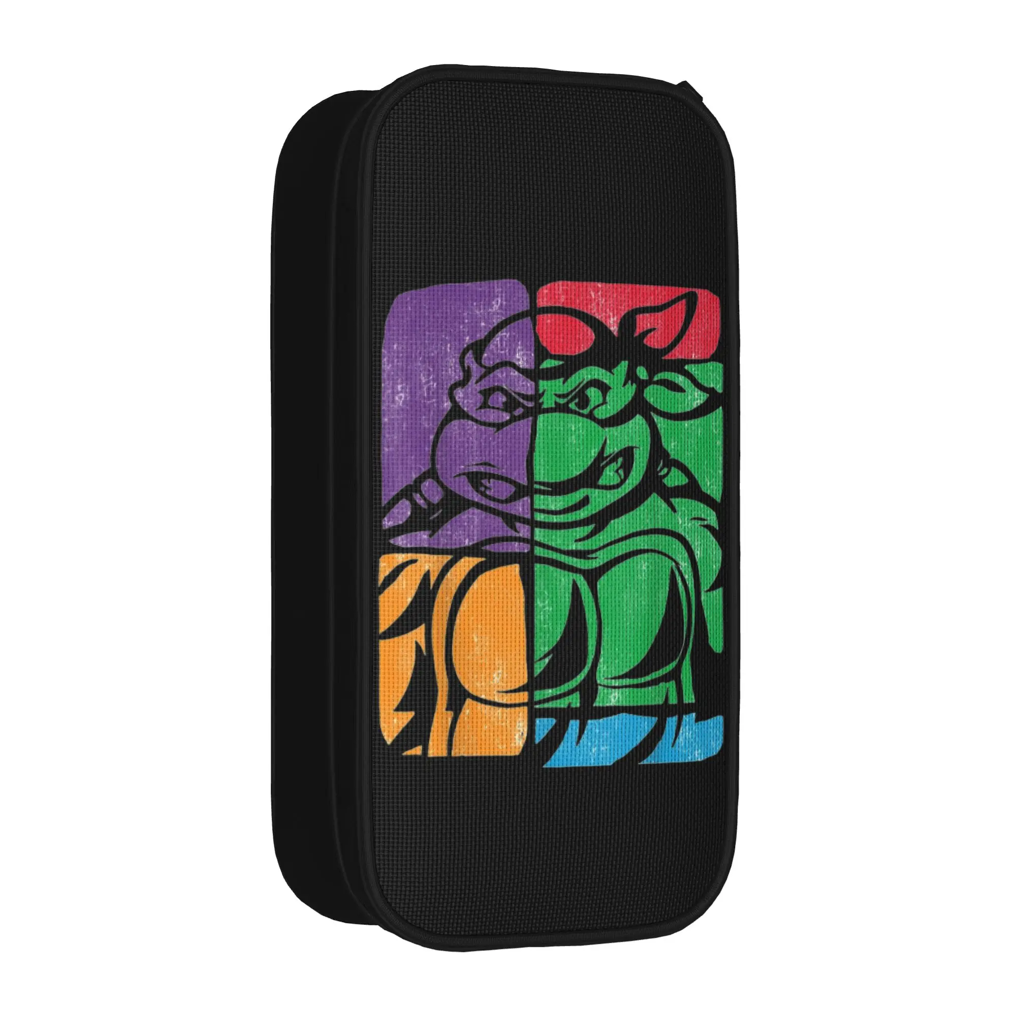 Super TMNT T-Turtles Face Pencil Case Classic  Pen Box Bags Girls Boys Large Storage Students School Gifts Pencilcases