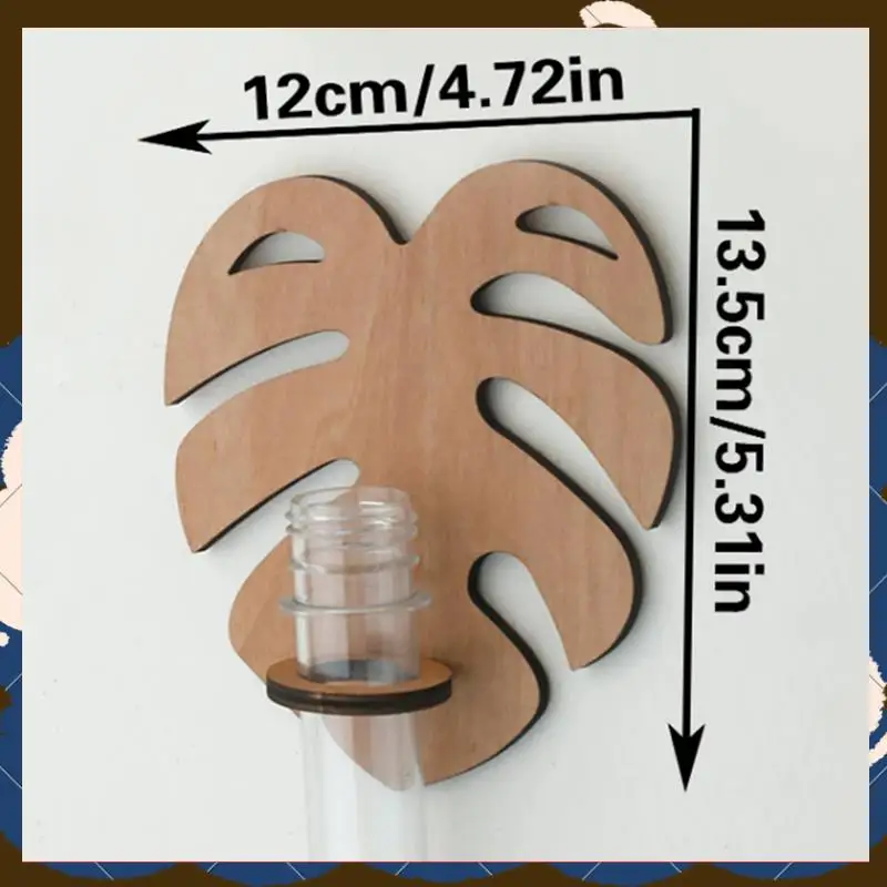 

Leaf Shape Wall Green Plant Rack For Indoor Plants Plant Propagation Station For Women Mom Plant Lovers Gifts-[A53I]