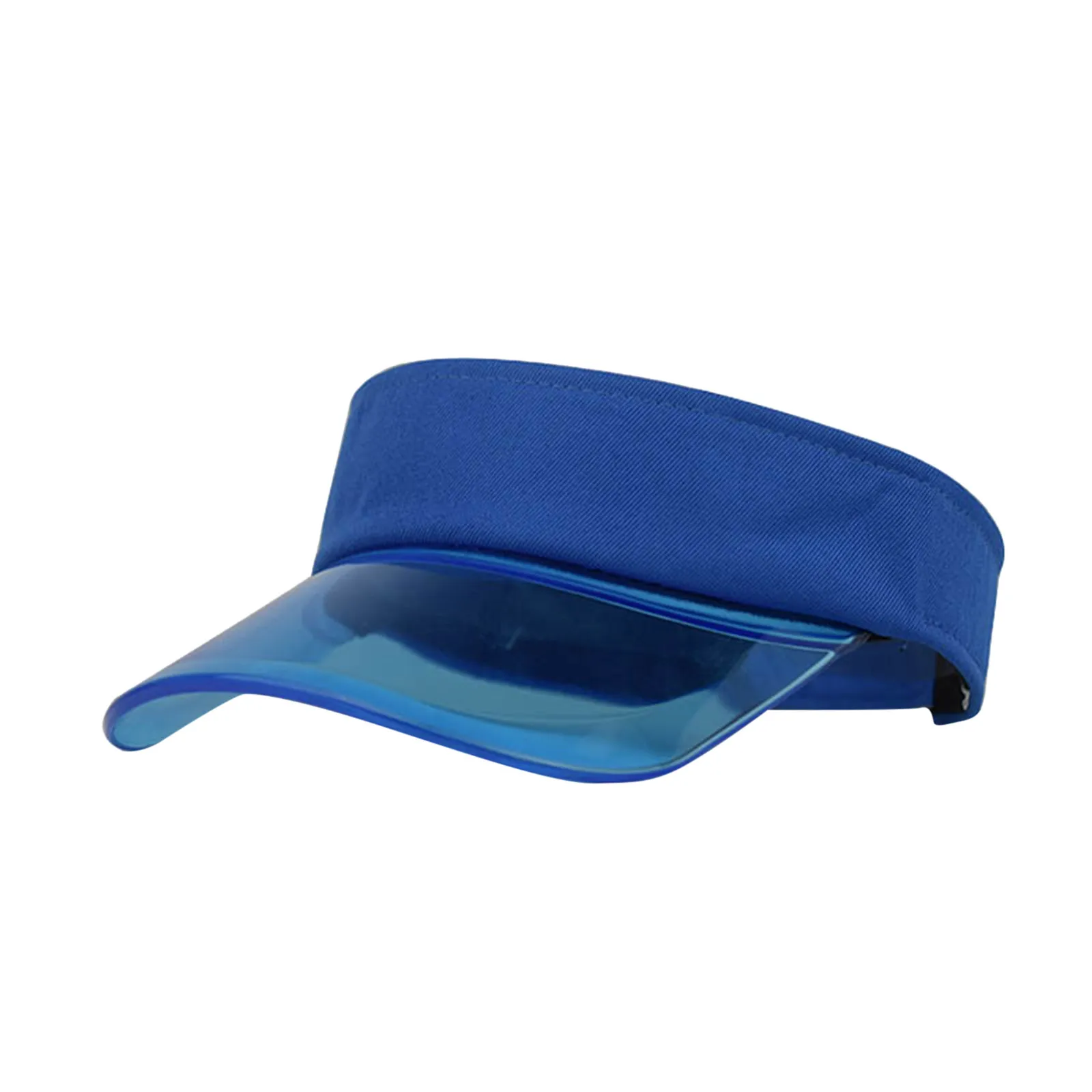 Summer Sun Hats Transparent Visor Caps Topless Empty Sun Visor Cap hat Ladies Adjustable Topless Beach Trip Cap casquette homme