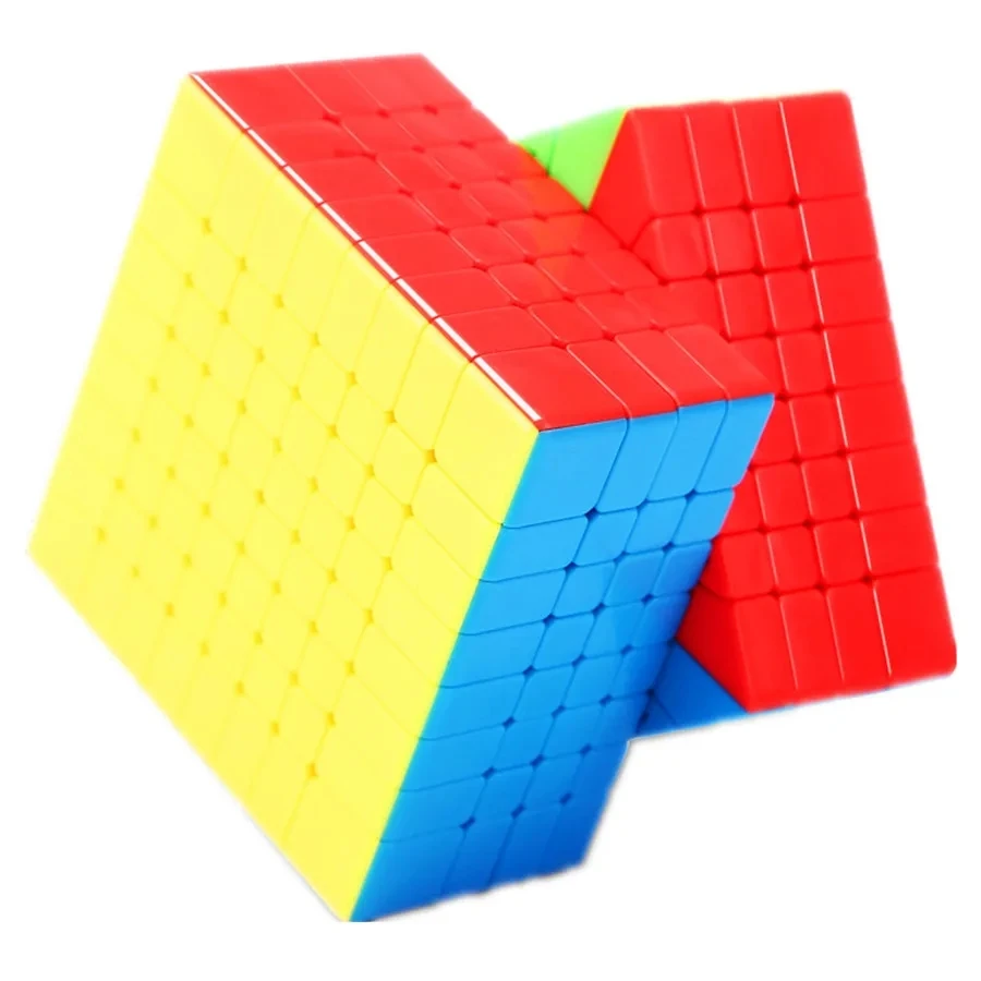 Moyu Meilong-Cube de Vitesse Magique Professionnel, Jouets Fidget Sans Autocollant, Puzzle 8x8
